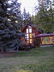 Our friends' home in the mountains